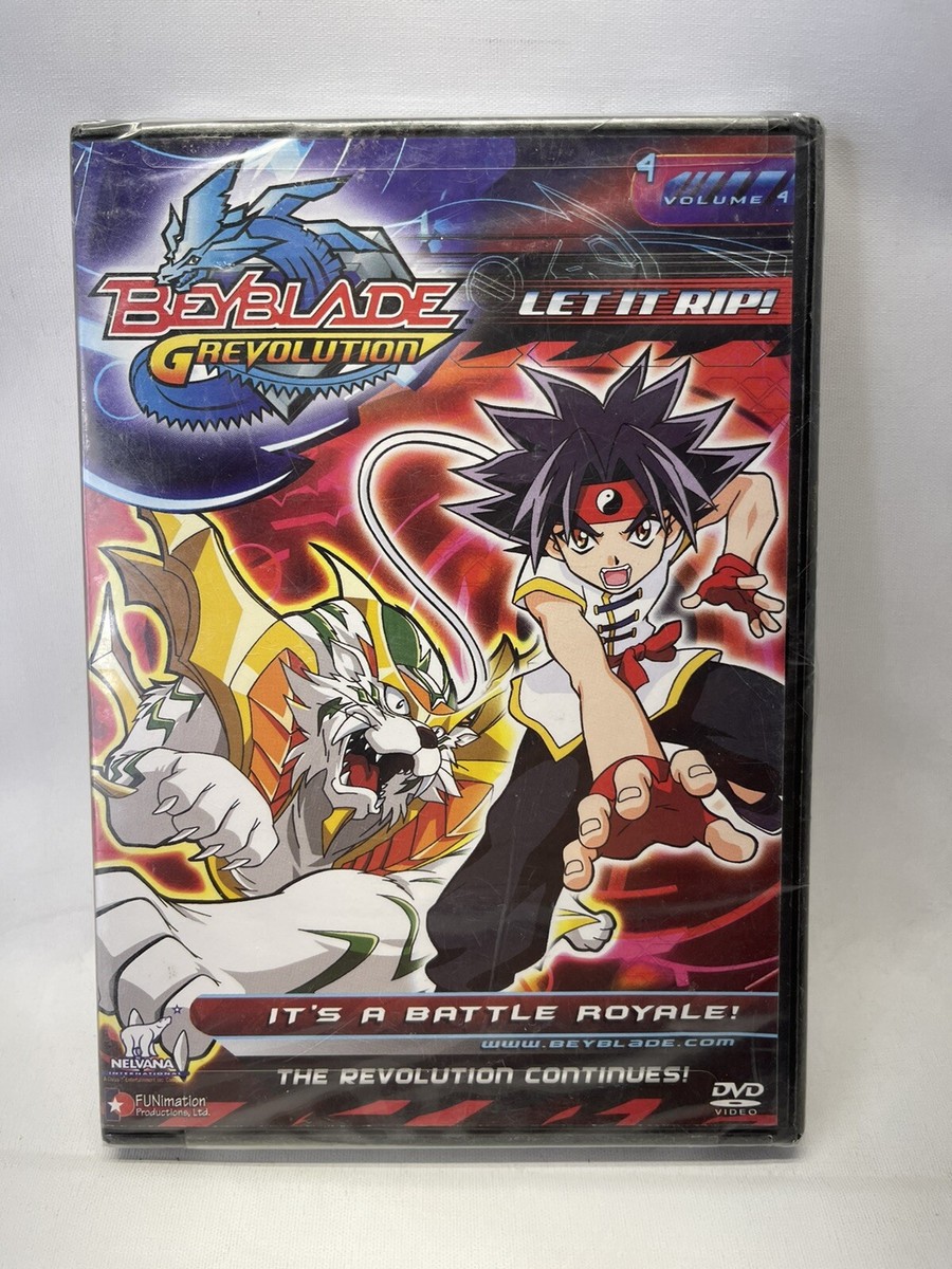 Anime Beyblade G Revolution-Vol 4 Its a Battle Royale DVD Edited