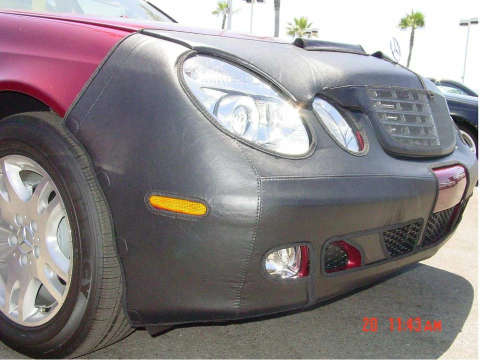 Sujetador con máscara frontal Colgan 2 piezas. Se adapta a Mercedes-Benz E320 / E500 con licencia 2003-05 Foto 2 de 2