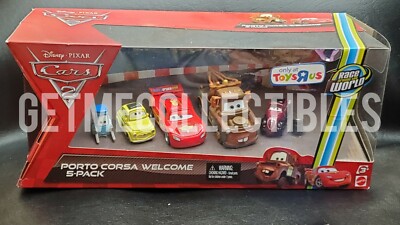 DISNEY PIXAR CARS PORTO CORSA WELCOME MCQUEEN PARTY WHEELS PACK