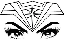 Vinyl Decal Car Truck Sticker - DC Wonder Woman Eyes You Pick Size & Color