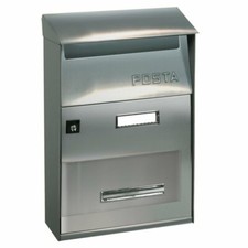 CASSETTA POSTALE ALUBOX PORTALETTERE FT INOX, 13FTIX - Inox ALTA QUALITA'