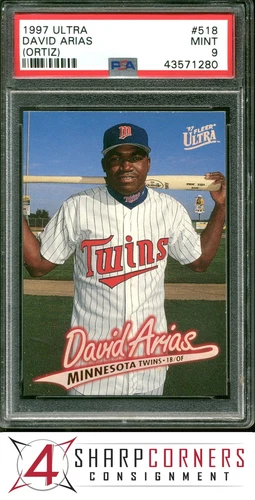 1997 ULTRA #518 DAVID ARIAS ORTIZ RC HOF PSA 9