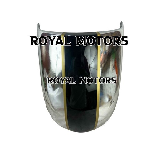 "DUAL SEAT COWL, CHROME BLACK" FIT FOR ROYAL ENFIELD CONTINENTAL GT 650 - Picture 6 of 12