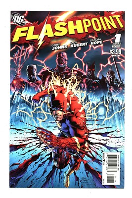 FLASHPOINT #1 8.5 GEOFF JOHNS & ANDY KUBERT W PGS 2011