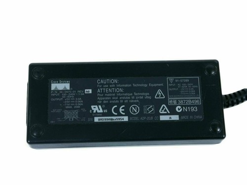 OEM Original Cisco AC Strom Adapter ADP-20JB 34-0875-01 5V 3A 8-Pin Multi Nein / - Bild 2 von 5
