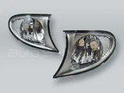 DEPO Clear Corner Lights Parking Lamps PAIR fits 2002-2005 BMW 3-Series E46 4DR