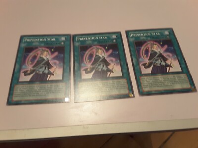 YuGiOh Karte - 3x Präventionsstern DP09-DE017