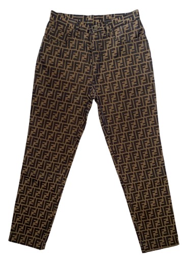 VINTAGE FENDI ZUCCA FF LOGO MONOGRAM 