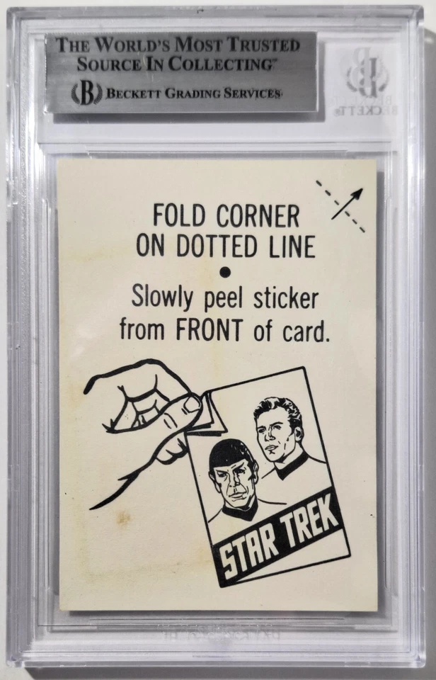 Vtg 1976 Topps #6 Star Trek Lieutenant Uhura Trading Card Sticker 6.5 EX-MT+ - Image 3 of 3