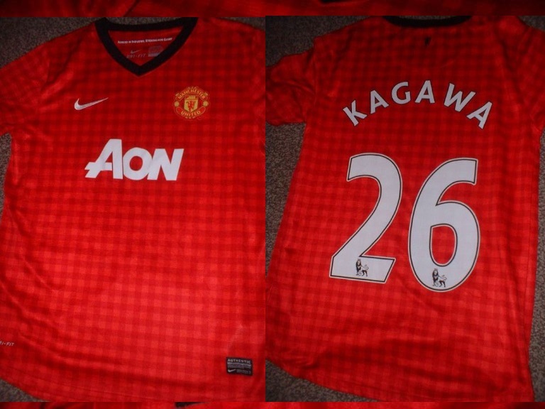 マンチェスター・ユナイテッド KAGAWA 26番シャツ　Lサイズ マンチェスターユナイテッド ナンバーTシャツ 26.香川真司