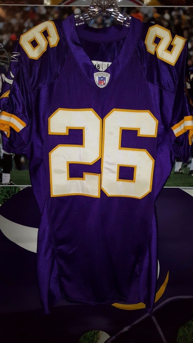ANTOINE WINFIELD #26 MINNESOTA VIKINGS AUTOGRAHED GAME USED 2004