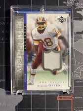 2001 Upper Deck NFL Legends Timeless Tribute Darrell Green Game Worn Jersey Card