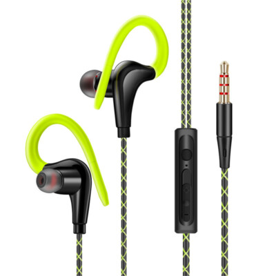 kabelgebundene in-ear-sport-hifi-kopfhörer-ohrhörer-ohrbügel 3.5 mm mit mic