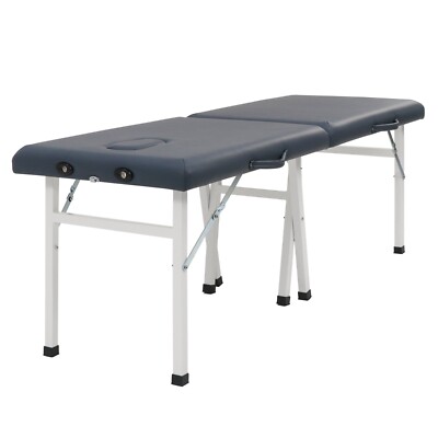 Master Massage 24'' Harmon Economic Portable Massage Table, Royal Blue