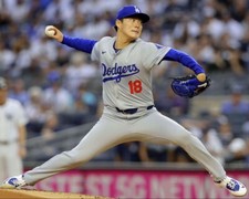 8x10 Photo YOSHINOBU YAMAMOTO Los Angeles Dodgers World Baseball Classic JAPAN