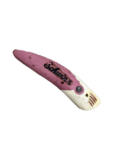Schwinn Bicycle Tank & Horn Pink & White Estate