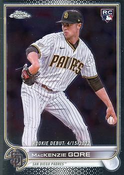 MacKenzie Gore 2022 Topps Chrome Update #USC19 San Diego Padres