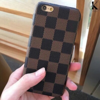 iPhone 6s / 6 Stylish Shock Defense Leather Hard Case Brown