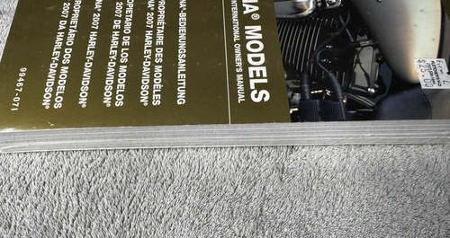 2007 Harley-Davidson DYNA Models International Owners Manual 99467-07I *OEM *New - Picture 4 of 11