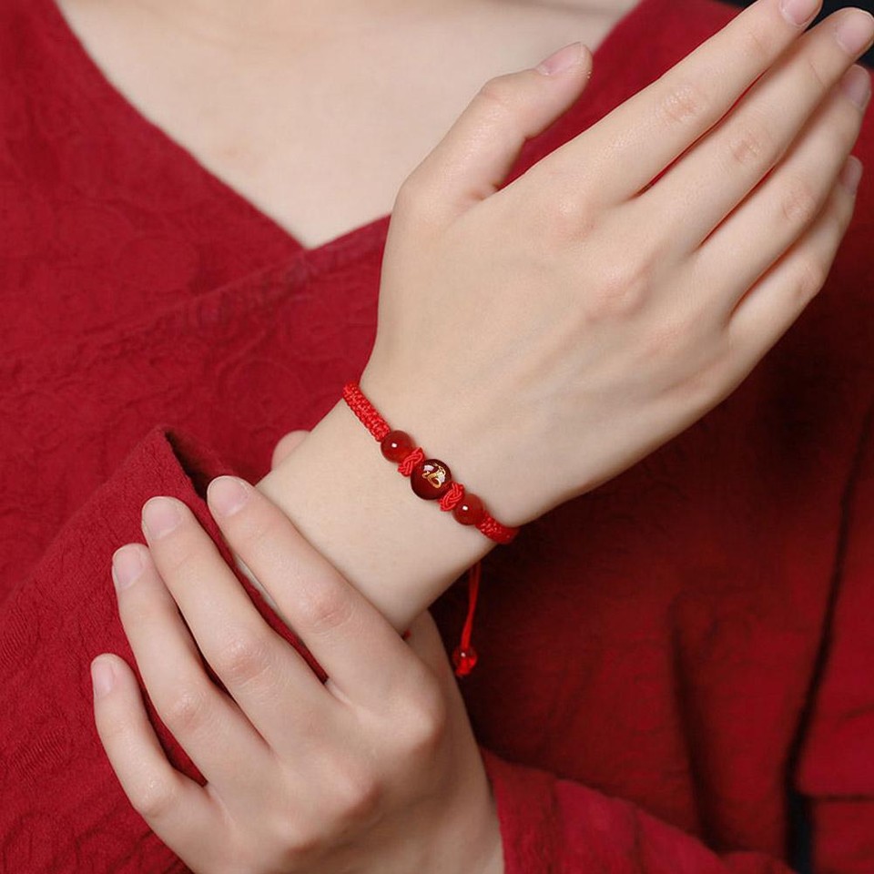 Chinese Feng Shui Lucky Red String Bracelet Good Luck Red String Rope