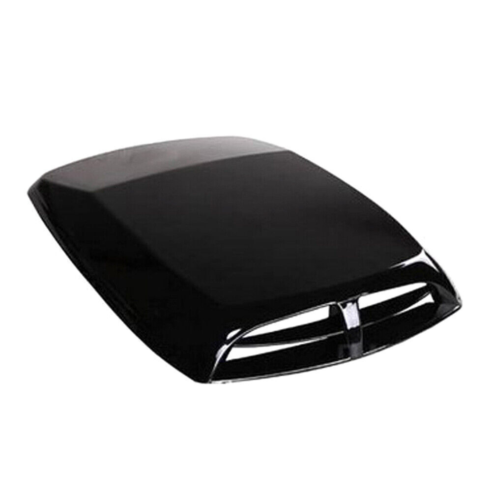 Decorative Air Flow Intake Hood Scoop Vent Cover Black For