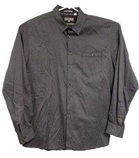 Ted Baker London Mens Long Sleeve Button Up Dress Shirt Made With Stretch Size 7
