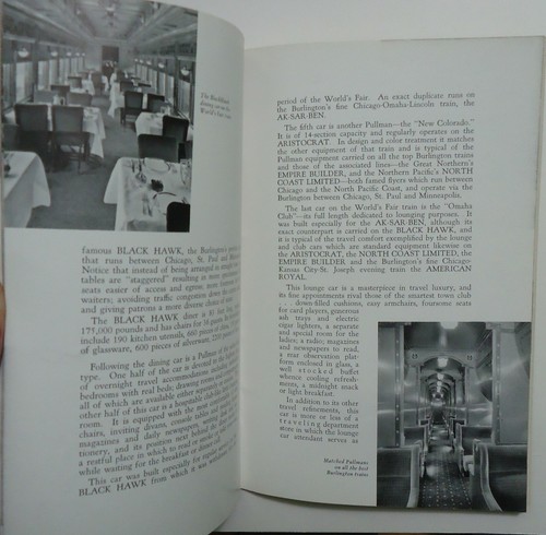 Burlington Route Railroad 1933 History Booklet - The Burlington - Picture 2 of 3