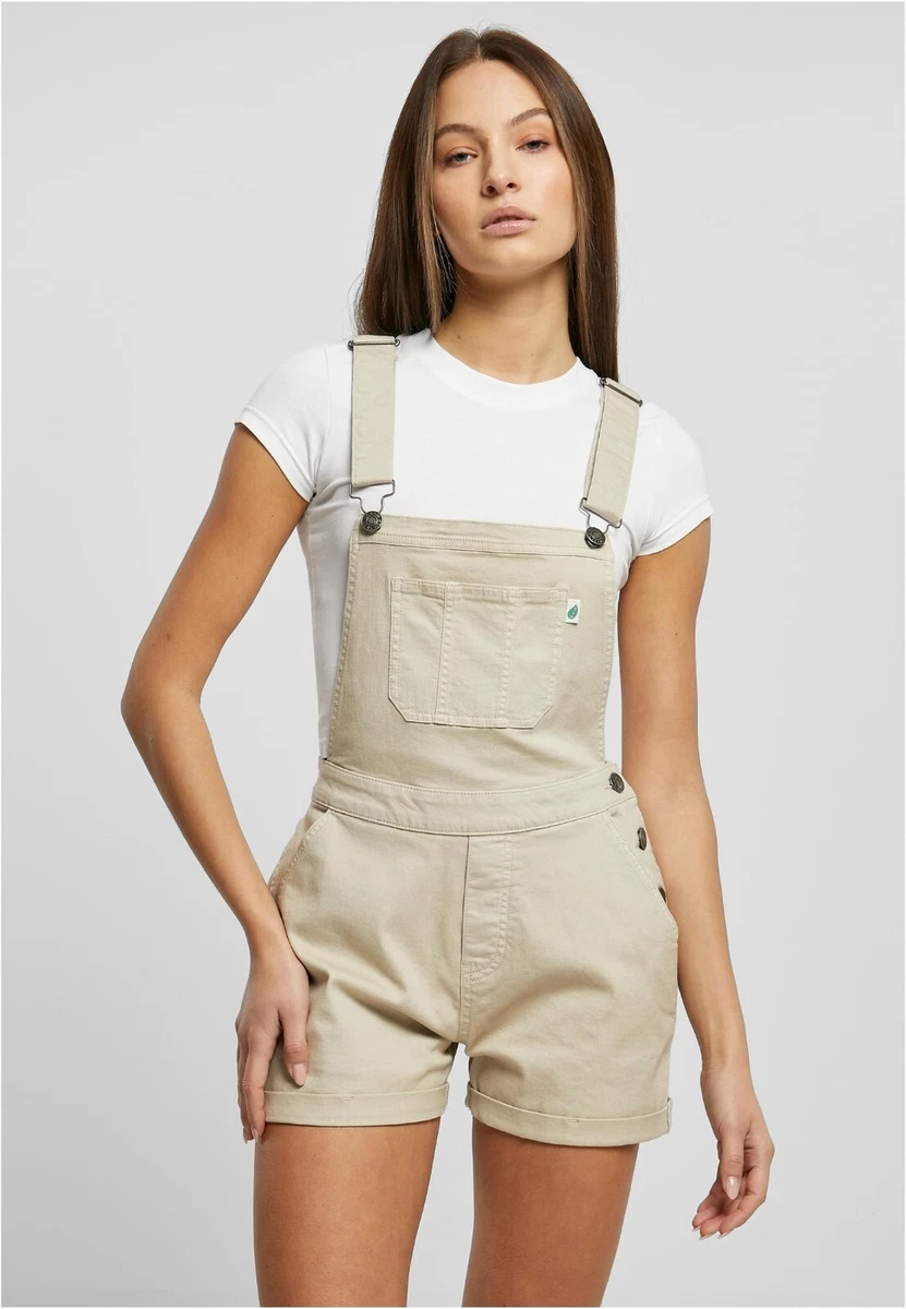 Urban Classics Mono Completo Peto Corta Mujer de Tela Org nico