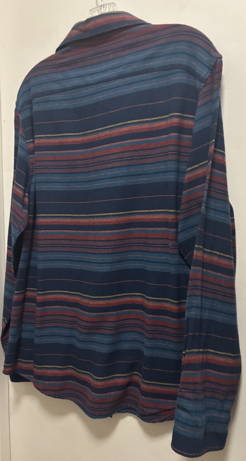 Goodfellow Multi Striped Collared Button Down Sta… - image 5