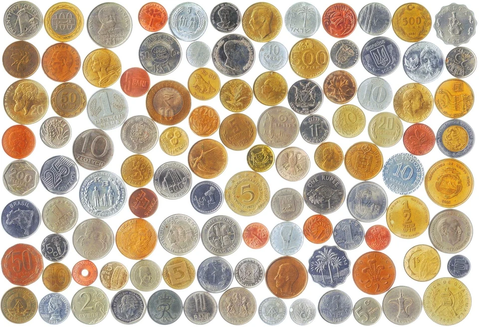 500 Unique Coins | 100 World Countries Empires Nations | Currency Collection - Image 3 of 4