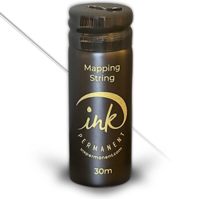 Black Brow Mapping String Pre-Inked Mapping String for Permanent Makeup