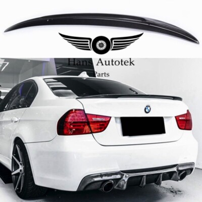 Full Carbon Fiber Rear Spoiler P-Style For BMW 3 Series Sedan E90 M3 325i 335i