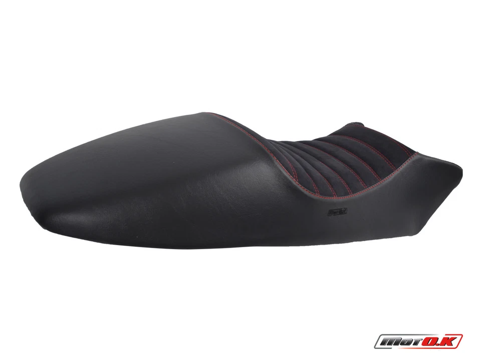 Ducati Monster 400 600 620 695 900 1994-2007 MotoK Seat Cover cafe racer red 1 - Image 3 of 4