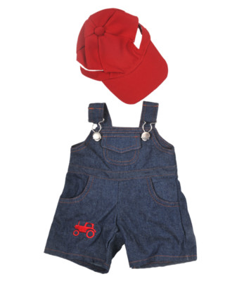 Farmer Teddybär Kleidung 16'' Outfit passt 14'' - 18'' Build a Bear 