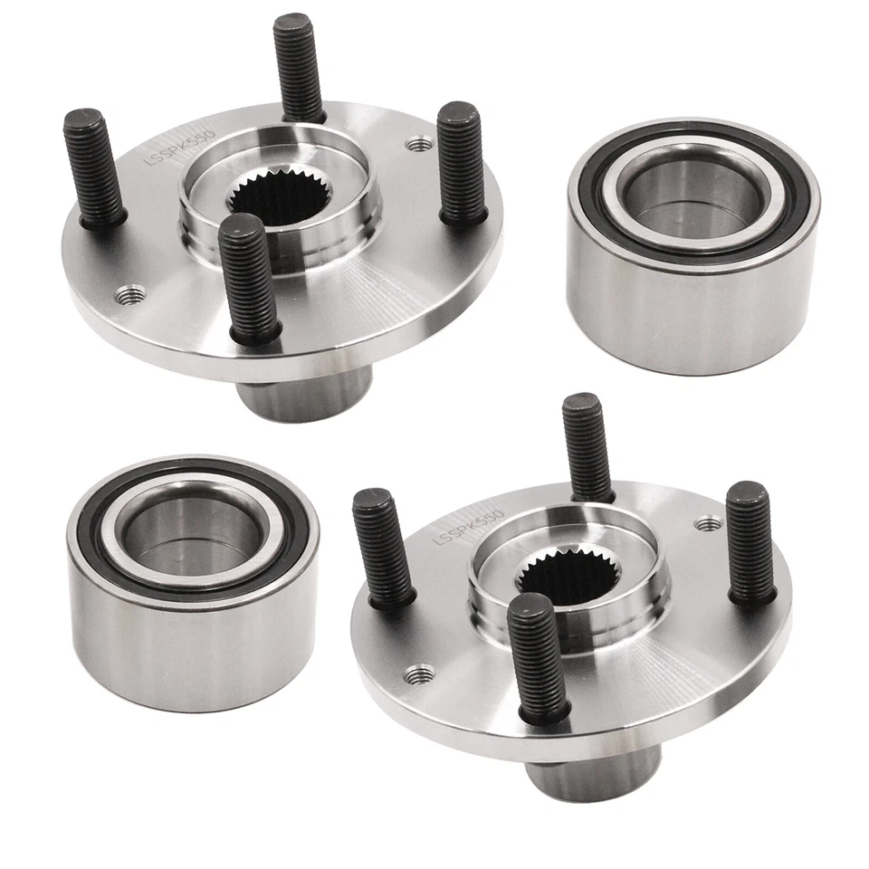 2PCS Front Wheel Hub & Bearing Fits Mazda Protege ;Ford Escort ;Mercury Tracer - Image 4 of 4