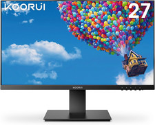 27" FHD Monitor Full HD 1920x1080p 75Hz Computer Monitor HDMI VESA Mountable