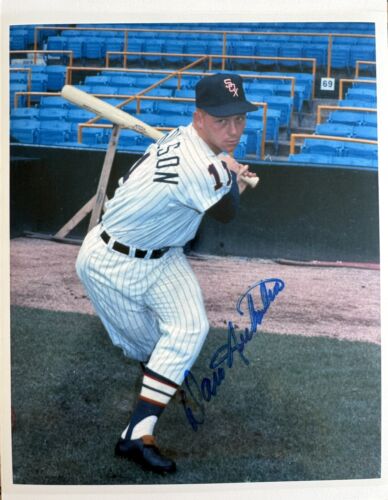 DAVE NICHOLSON (DD) 1963 1964 1965 Chicago White Sox Autographed 8x10 Photo COA
