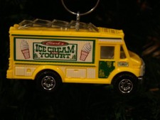 Food Ice Cream Concession Vending Truck custom Christmas tree ornament w/ hanger