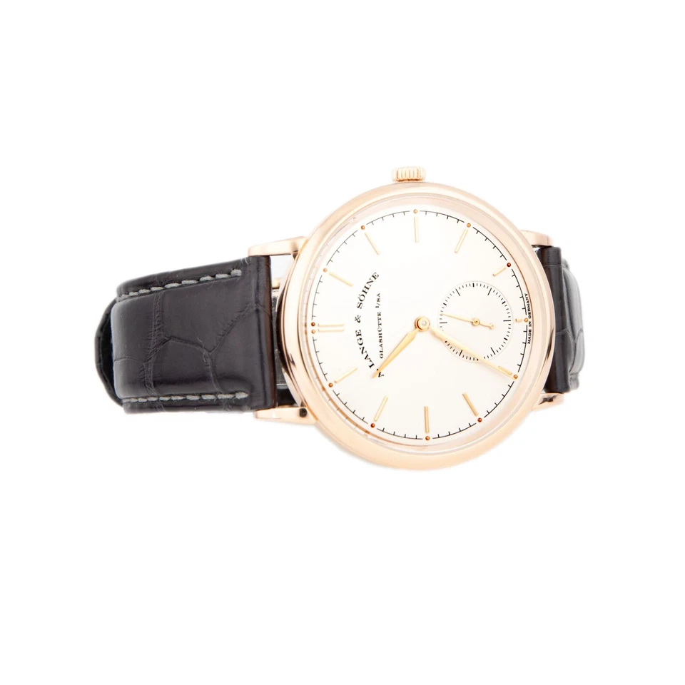 A. Lange & Sohne Saxonia Automatic Rose Gold Silver Dial 38.5mm 380.032 Full Set - Image 4 of 4