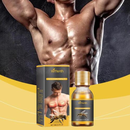 Bee Gynecomastia Heating Oil, Men Therm Bee For Chest Hot D5D1
