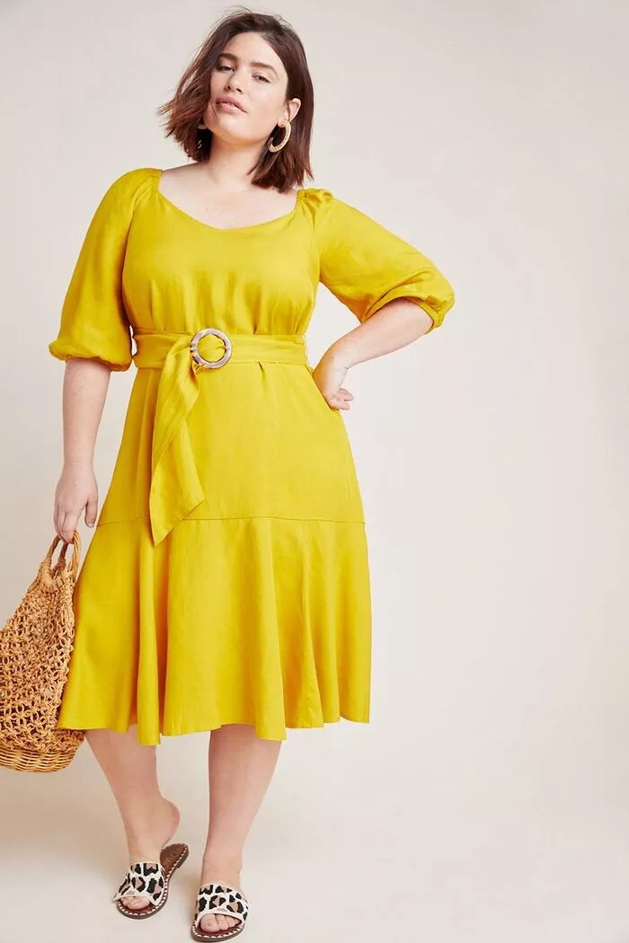 Mustard plus size clothing 2025