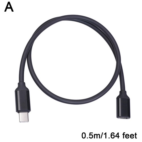 Type-C Male to Female PD Charging USB C Extension Cable Sync Extender Cords - Picture 8 of 10