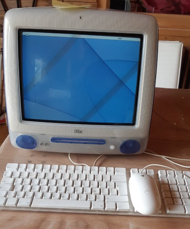 VINTAGE APPLE IMAC G3 M5521, Mac OS FU1 - 9.2.2, 128 Mo, avec Word - Photo 2/4
