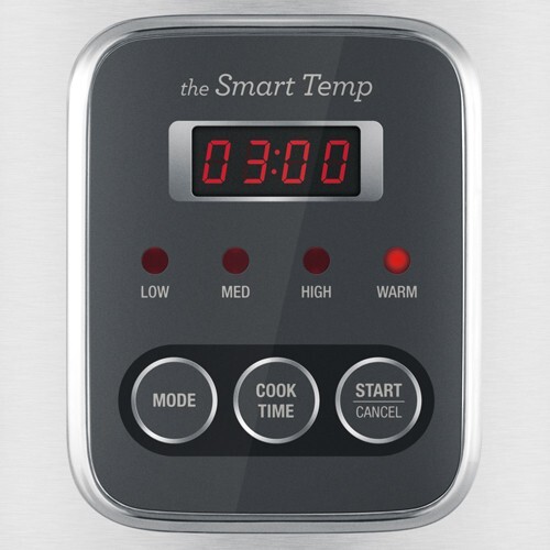 Breville The Smart Temp 6L Slow Cooker BSC420BSS Slow Cooker with Auto