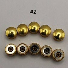 COURONNES ETANCHES PLAQUEES OR - DIAM. 4,5MM - LOT DE 10- DETAILS EN DESCRIPTION