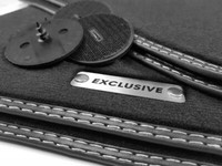 Exclusive FußMatten FüR BMW 8Er E31 Coupe Bj.1990-2000 Velours Metall Logo