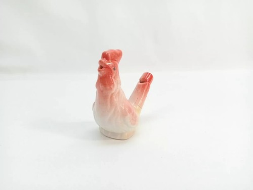 Whistle Cockerel Collectible Decorative Rare Figurine Decor Gift Vintage - Picture 2 of 11
