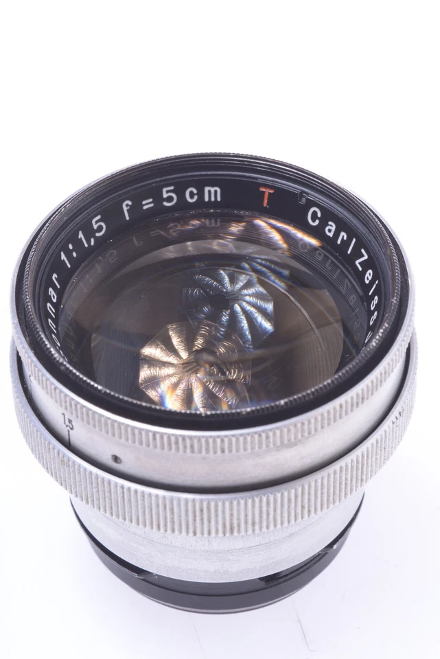 ✅ ZEISS CONTAX 50MM 1.5 SONNAR T *RARE MODEL* RANGE FINDER MOUNT LENS CAPS - Image 4 of 4