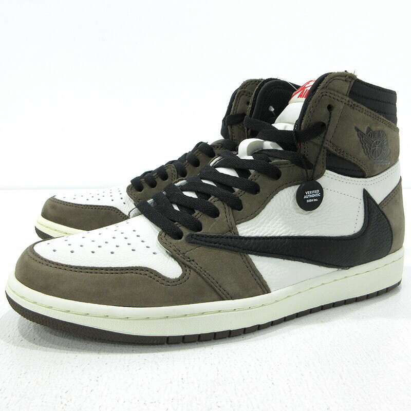 Nike Sneakers Air Jordan 1 High Og Ts Sp Cd4487-100 Brown F126 27.5cm FLg44