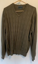 lyle and scott v neck sweater mens xl 100 Combed Cotton See Description